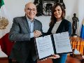 Tanto la Presidenta de Guadalajara como el Alcalde de San Luis Potosí, coincidieron en que este hermanamiento permitirá fortalecer el desarrollo de políticas públicas innovadoras. CORTESÍA