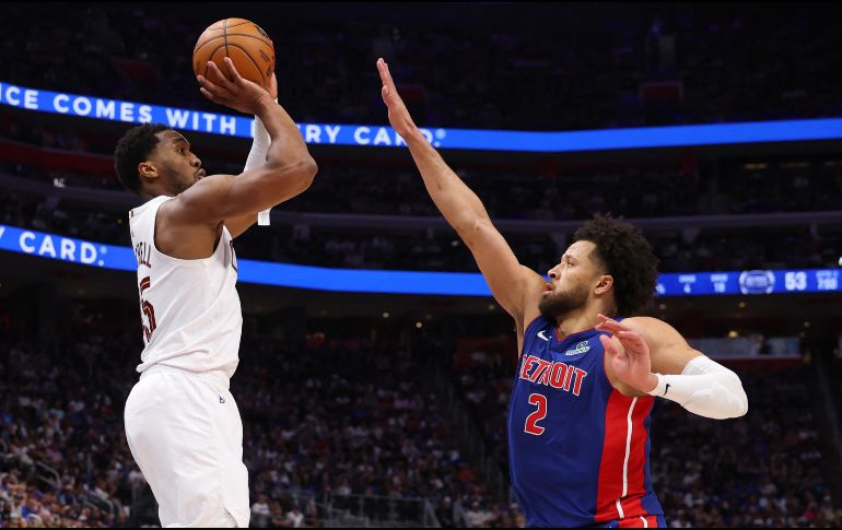 Los Cavaliers dominaron de principio a fin a unos Pistons que nunca encontraron respuesta ofensiva ni a Cade Cunningham. AFP/ G. SHAMUS.