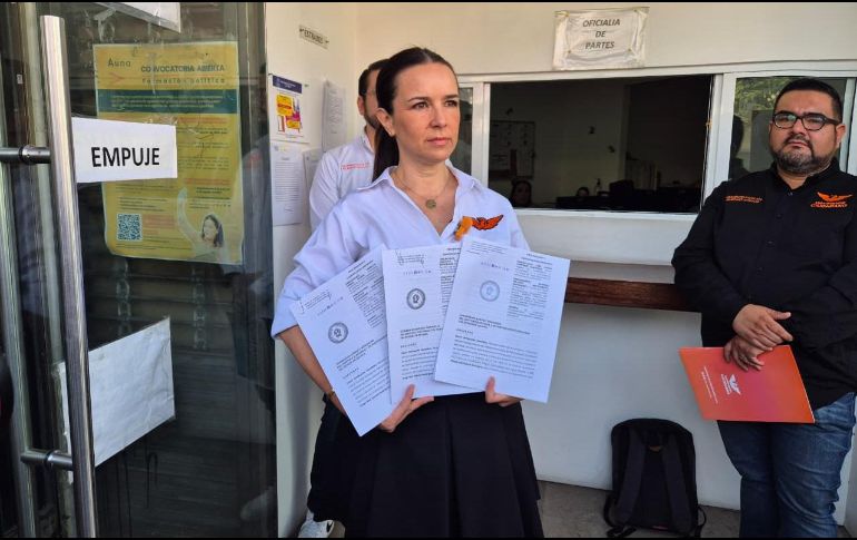 La emecista espera que el IEPC atienda la petición, al acusar que incluso ciudadanos han clausurado pintas en bardas de los señalados. EL INFORMADOR/M. Hernández