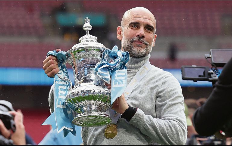 Guardiola ganó con el City seis Premier League, una Champions League, una decena de Copas nacionales una Supercopa de Europa y un Mundial de Clubes. AFP
