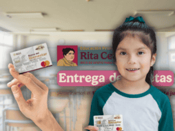 Para recibir la tarjeta de pagos de la Beca Rita Cetina para primaria, los tutores tienen la obligación de presentar una serie de documentos. ESPECIAL/Banco del Bienestar/Canva