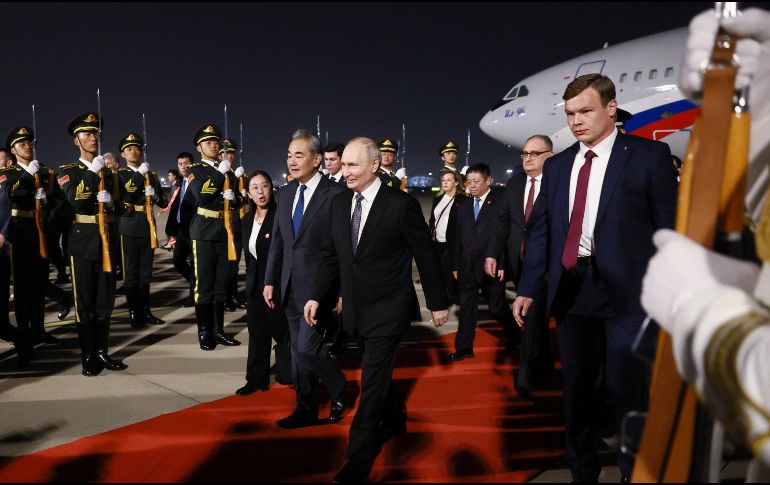 La visita de Putin coincide con el aniversario del tratado de amistad entre China y Rusia. EFE/V. Smirnov