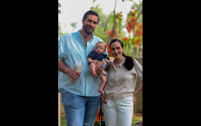 Santiago Rodríguez, Bruno Rodríguez y Alejandra Ayala. GENTE BIEN JALISCO / C. Jimeno