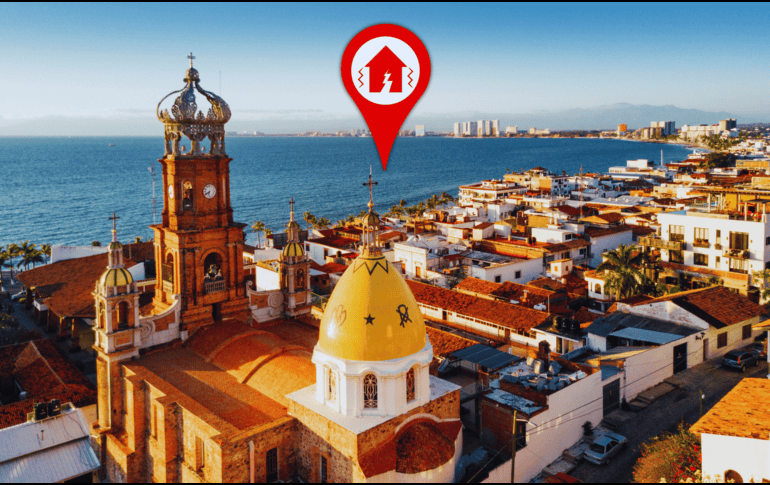 Un temblor sorprendió a algunos habitantes y turistas de Puerto Vallarta. ESPECIAL / CANVA