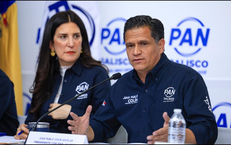 El dirigente del PAN criticó la constante presencia de funcionarios emecistas en redes sociales y fotografías oficiales, al considerar que representa “un insulto al intelecto del electorado jalisciense”. EL INFORMADOR / J. ACOSTA