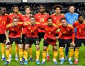 Bélgica afronta el torneo con una generación veterana que busca despedirse con una actuación destacada tras años de altibajos. AFP/ D. WAEM.