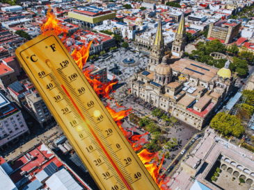 Los expertos en meteorología advierten que la temperatura más alta y peligrosa en Guadalajara se registrará puntualmente entre las 14:00 y las 16:00 horas. EL INFORMADOR / A. Navarro