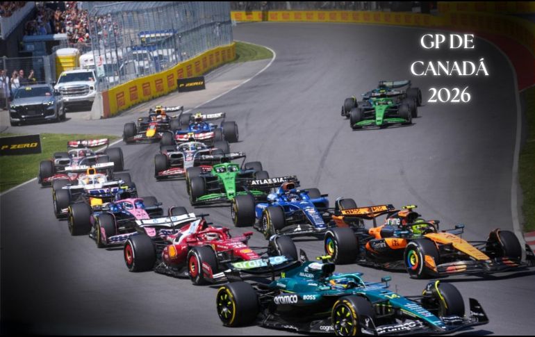 Las acciones del Gran Premio de Canadá se llevarán a cabo del viernes 22 al domingo 24 de mayo. ESPECIAL / AFP y CANVA