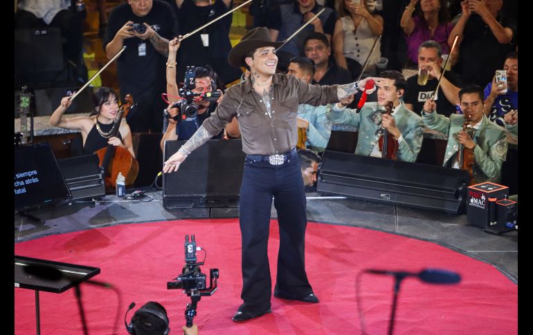 Christian Nodal se presentará en concierto en el Auditorio Telmex.  EL INFORMADOR • ARCHIVO.