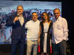 David McGrath, Moisés Hernández, Gaby Castañeda y Carlos Wolstein. GENTE BIEN JALISCO / Revista del 22 de mayo 2026