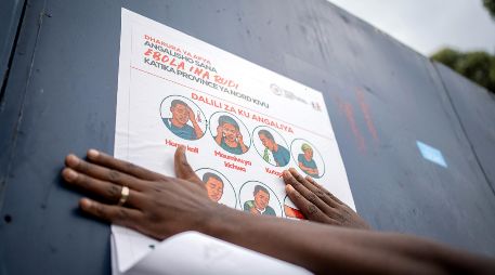 La situación del Ébola Bundibugyo se asemeja a la vivida con epidemias de la variante Zaire. EFE/EPA/M. Jeanne Munyerenkana