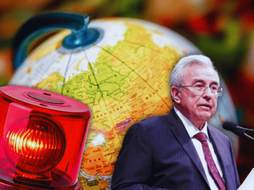 A Sheinbaum se le cuestionó si tiene información sobre si alguno de los acusados por Estados Unidos ha salido del país. FACEBOOK / Rubén Rocha Moya / ESPECIAL / CANVA