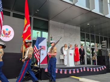 La celebración hizo énfasis en la importancia de las relaciones bilaterales entre México y Estados Unidos, como vecinos y socios. EL INFORMADOR / R. Bobadilla