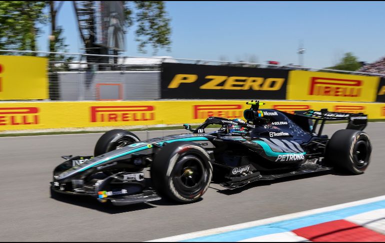 Kimi Antonelli puso a Mercedes al frente durante la única práctica libre del fin de semana antes de la clasificación Sprint del Gran Premio de Canadá 2026. EFE / C. Herrera-Ulashkevich