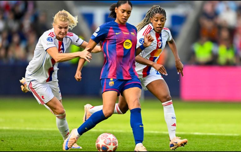 Con este triunfo, el Barcelona reafirmó su dominio en el futbol europeo femenino. EFE / Varfjell