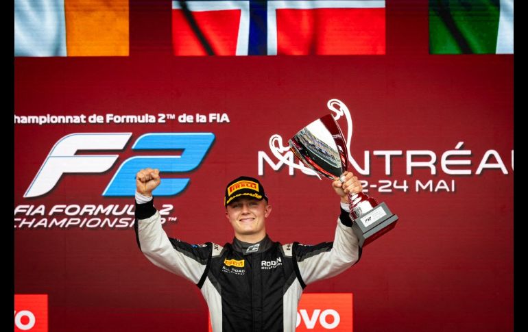 Stenshorne cruzó primero la meta, seguido por Alex Dunne y Gabriele Minì, quienes completaron el podio en Montreal. AFP/ D. VAN DER LAAN.