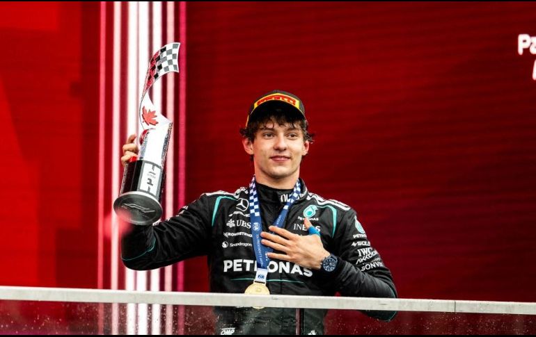 Con el triunfo en Montreal, Antonelli amplió su ventaja en el campeonato de pilotos con 131 puntos. AFP/ A. VIMERCATI.