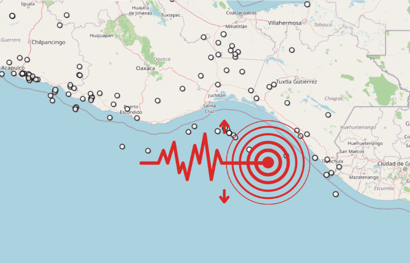 &nbsp;Sismo en Chiapas. ESPECIAL / SSN