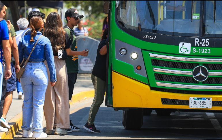 Las adecuaciones al transporte público beneficiarán a estudiantes, trabajadores y habitantes de diversas colonias. EL INFORMADOR/ARCHIVO