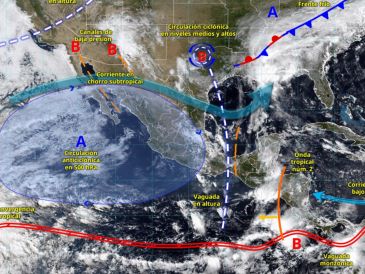 A la par de las lluvias, el ambiente caluroso continuará predominando en buena parte del territorio nacional. ESPECIAL/ SMN.