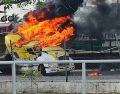 Los bloqueos e incendios generaron un ambiente de tensión en Colima durante algunas horas. X