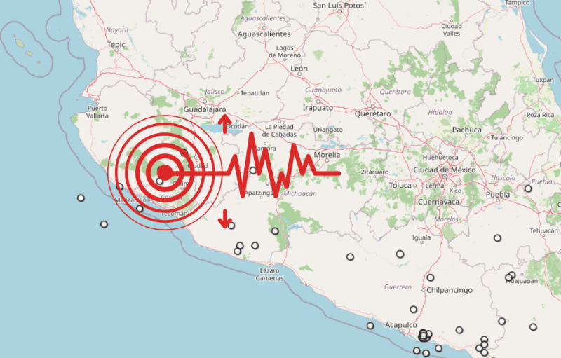 &nbsp;Sismo en Jalisco. ESPECIA  / SSN