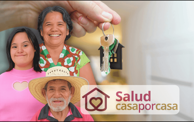 Todos los beneficiarios inscritos del programa Salud Casa por Casa reciben una cartilla de salud oficial. ESPECIAL/X/@bienestarmx