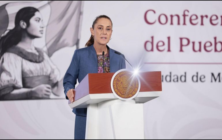 La Presidenta encabezará el evento público este domingo, en donde rendirá cuentas al pueblo de México luego de ser electa en elecciones populares al cargo de titular del Ejecutivo en 2024. EFE / J. Méndez