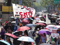 La CNTE anunció un paro nacional indefinido a partir del 1 de junio. EFE/M. Hartz