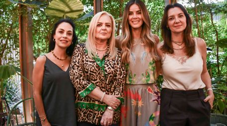 Julie Flores Saiffe, Ángela Orozco, Carla Cardona y Dafna Viniegra. GENTE BIEN JALISCO / Revista del 29 de mayo 2026