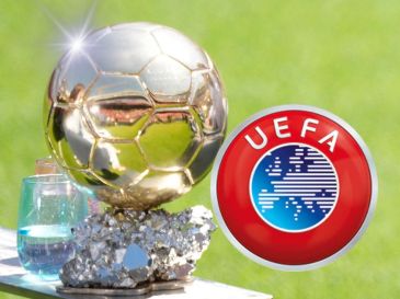 La UEFA destacó que la celebración de la gala en Londres fortalece el estatus global como marca del Balón de Oro, cuyo último ganador individual masculino fue el francés del PSG Ousmane Demblélé. EFE / ARCHIVO / ESPECIAL / UEFA