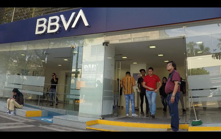 BBVA confirmó las fallas y aseguró que su equipo técnico ya trabaja en una solución inmediata. EL INFORMADOR/ARCHIVO