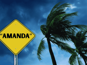 De concretarse los pronósticos actuales en las próximas horas, este fenómeno meteorológico recibiría oficialmente el nombre de "Amanda". ESPECIAL / CANVA