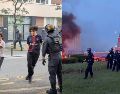 La Prefectura de Policía cifró en 20.000 los aficionados que se reunieron en los Campos Elíseos de París para seguir la final entre el PSG y el Arsenal. ESPECIAL.