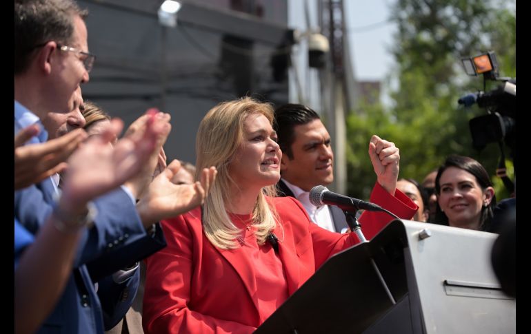 Maru Campos repitió que es víctima de una persecución por parte de Morena. SUN/ARCHIVO