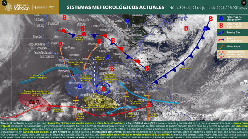 &nbsp;X / @conagua_clima