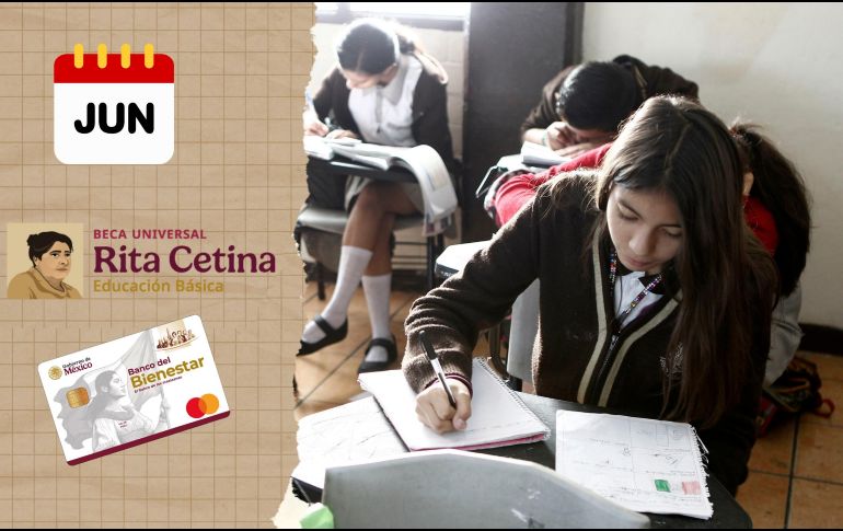 Hoy inician los pagos de la Beca Rita Cetina, para los beneficiarios de continuidad. ESPECIAL / EL INFORMADOR y CANVA