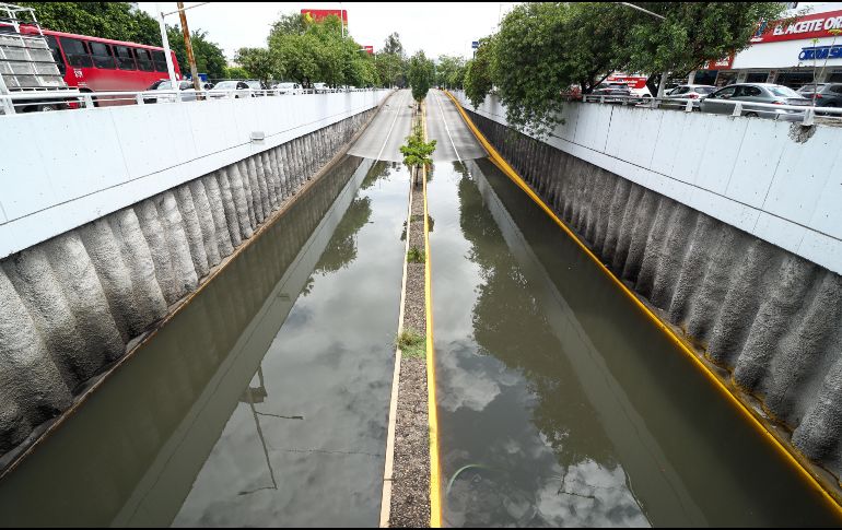 La mayor parte de los pasos a desnivel considerados como Zonas Críticas de inundación se concentran en el municipio de Guadalajara. EL INFORMADOR/ARCHIVO