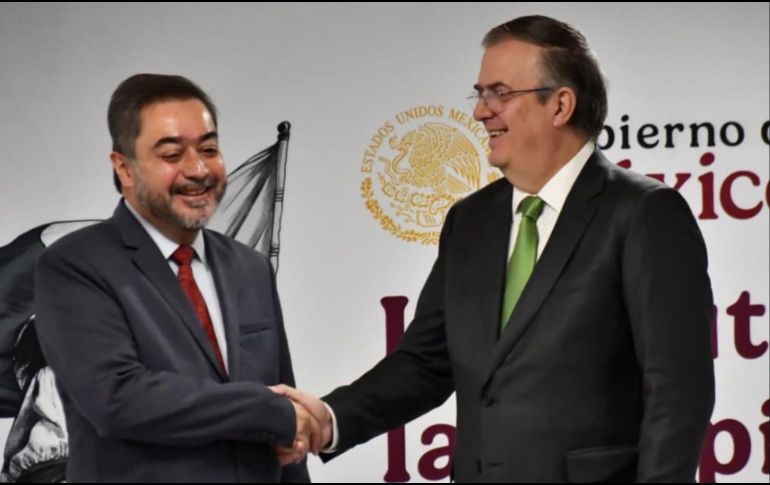El nuevo director releva en esta etapa a Santiago Nieto, a quien Ebrard le reconoció un esfuerzo importante en la actualización y reformas dentro del instituto. X / @m_ebrard