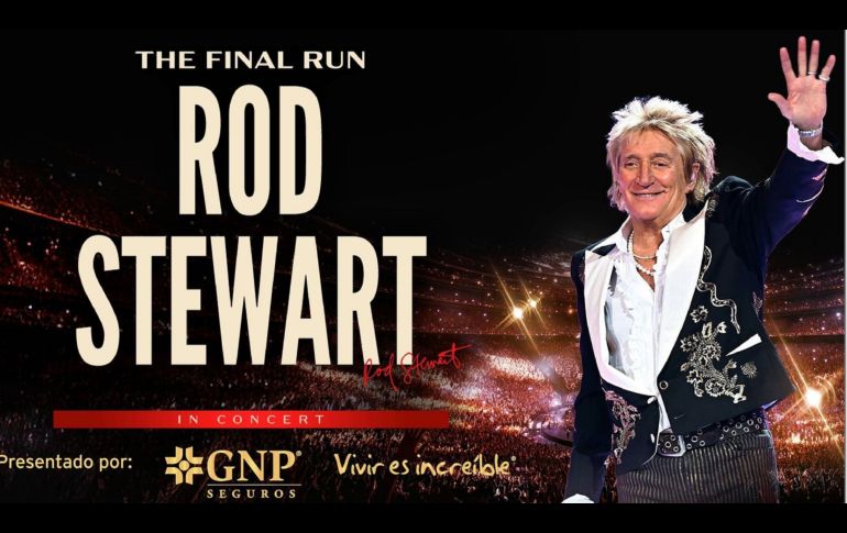 Rod Stewart promete un espectáculo dinámico y visualmente impresionante para su gira del adiós. ESPECIAL/OCESA