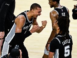 La reconstrucción de los Spurs encontró en Victor Wembanyama a su nueva figura para devolver a la franquicia a la élite de la NBA. EFE/ G. LEONG.