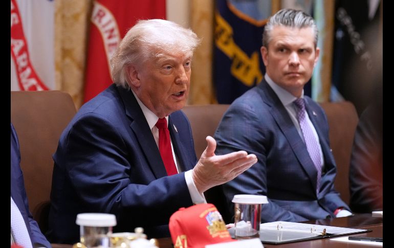 Trump habló por teléfono con el primer ministro de Israel para discutir la escalada en la ofensiva contra el Líbano. AP/J. Martin