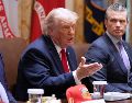 Trump habló por teléfono con el primer ministro de Israel para discutir la escalada en la ofensiva contra el Líbano. AP/J. Martin