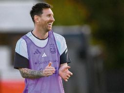 El capitán argentino trabaja junto al plantel en Kansas City, donde el equipo tendrá su base. AFP
