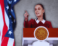 Sheinbaum evitó pronunciarse sobre las declaraciones de la jueza Katherine Polk Failla, quien aseguró que existen evidencias "abundantes" en los casos contra exfuncionarios y funcionarios vinculados al Cártel de Sinaloa. SUN / D. Sánchez