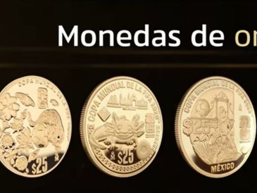 En total, se elaboraron 4 monedas de oro con un valor nominal de 25 pesos. ESPECIAL/BANXICO