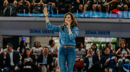 Vero Delgadillo resaltó una reducción del 20% en los delitos de alto impacto durante su gestión. FACEBOOK/Verónica Delgadillo