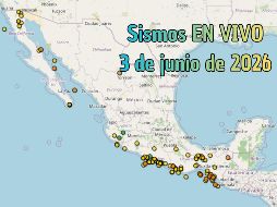 EN VIVO | Sismos en México | Miércoles 3 de junio. ESPECIAL / SSN