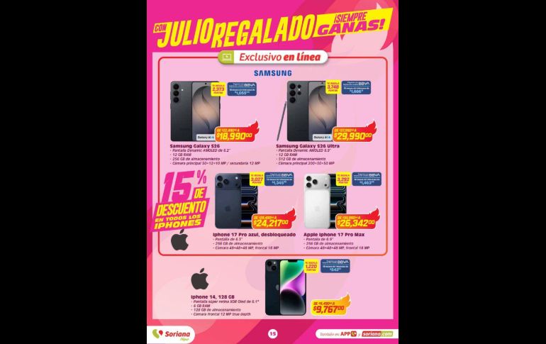 Folleto de ofertas relámpago con Julio Regalado para hoy y mañana 3 y 4 de junio. ESPECIAL