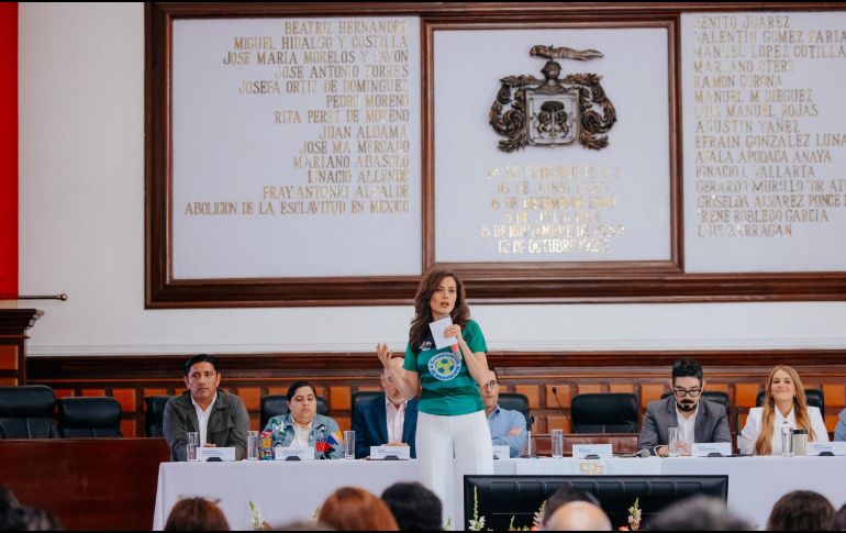 De acuerdo con la alcaldesa de Guadalajara, Verónica Delgadillo, el Mundial 2026 se celebrará en toda la ciudad. ESPECIAL/Ayuntamiento de Guadalajara